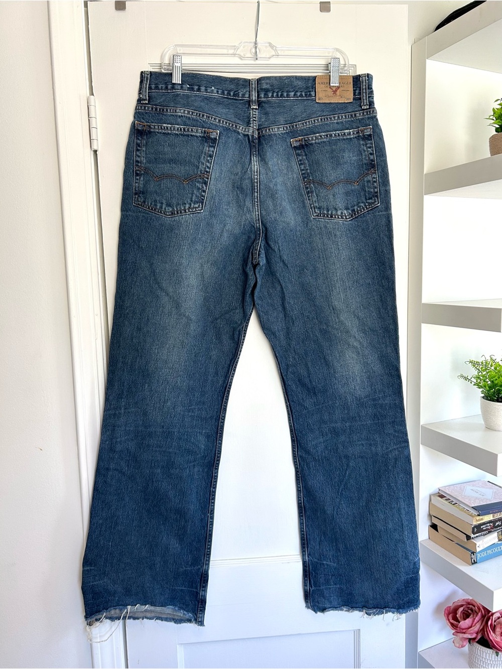 American Eagle Outfitters Men’s Dark Blue Bootcut Vintage Jeans
